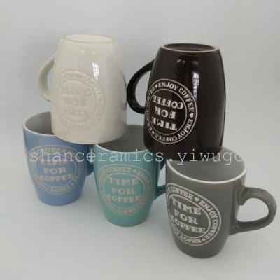WEIJIA color hand-painted ceramic mug of coffee cup