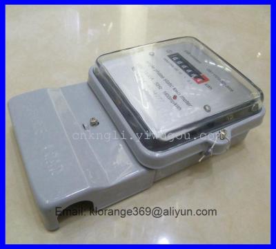 Philippines type electric meter aluminum shell glass cover counter