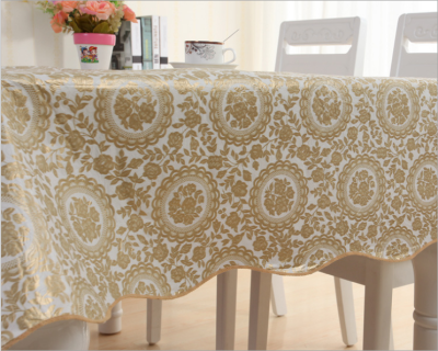 Bronzing Waterproof Oil-Proof Tablecloth PVC Plastic 9