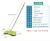Push-Type Sweeping Machine 360 Degrees Cleaning No Charging Vacuum Cleaner Broom Household Floor Mop
