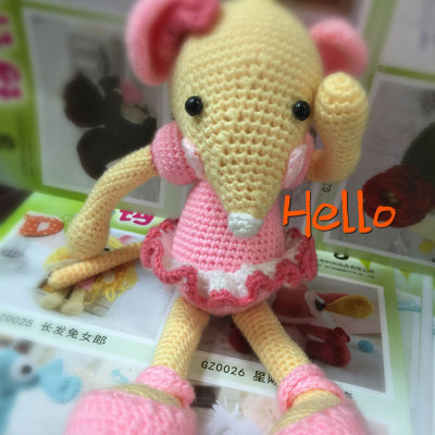 Manufacturer DIY knitting animal model creative wool toy