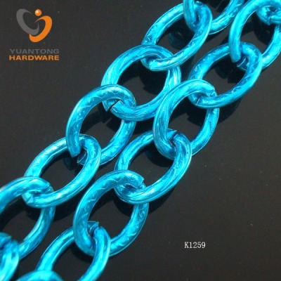 manufacturers supply chain oxidation color aluminum chain, metal chain  (can be customized) 