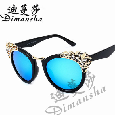 Sunglasses sunglasses retro minimalist personality tide Cat Eye Sunglasses