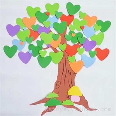 Foam three-dimensional wall stickers really apple tree maple tree