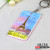 Eiffel Tower Card Holder Work Certificate Holder Student Access Control Card Clamp Keychain Key Buclk