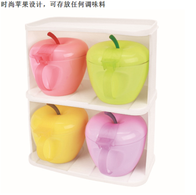 Drawer type small apple seasoning box for seasoning box,