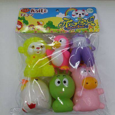 Six animal bath toy factory direct [] Kelly toys