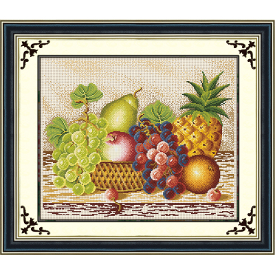 Cross stitch embroidery crafts wholesale handmade new fruit 0681 two