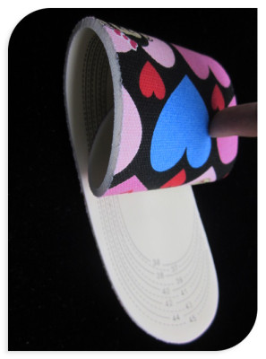 Adult cartoon latex insole deodorant can be cut flowers insoles cushioning insole