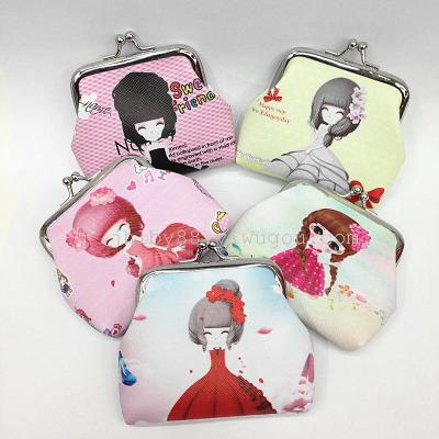 Manufacturers wholesale all kinds of creative PU PVC digital positioning printing cartoon Wallet