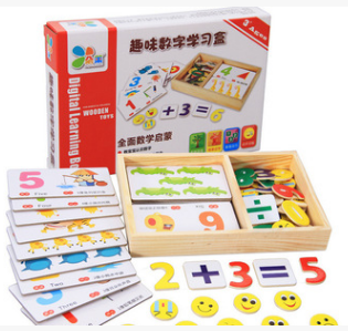 Digital learning fun box number song card