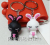 PVC new expression rabbit key ring 3D doll key ring cute cartoon creative promotion small gift pendant