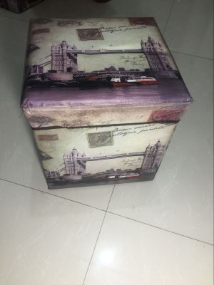 Huambo Home Furnishing folding stool and the wind box storage box for shoes stool