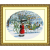Cross stitch DIY fabric living room arts and crafts package winter impression 0987