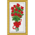 Hand printed wholesale new cross stitch crafts lovers rose 1064