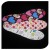 Adult cartoon latex insole deodorant can be cut flowers insoles cushioning insole