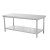 Stainless Steel Double-Layer Workbench Kitchen Supplies Conditioning Table Side Dish Table