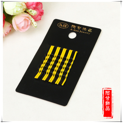 Korean hair color thread wire hairpin fashion a clamped edge