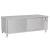 Stainless Steel Hot Plate Cabinet Countertop Hot Dish Table Work Cabinet Kitchen Counter