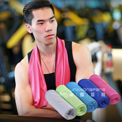 Cool towel sports cool towel full cold brocade polyester cooling towel custom label