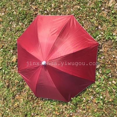 New style hat umbrella sunshade umbrella silver plastic tea umbrella can be customized logo