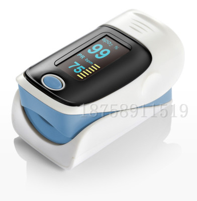 This finger oximeter finger pulse oxygen saturation monitor pulse oxygen meter heart rate meter