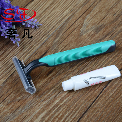 Where the luxury hotel supplies wholesale two layer razor razor disposable cleansing knife