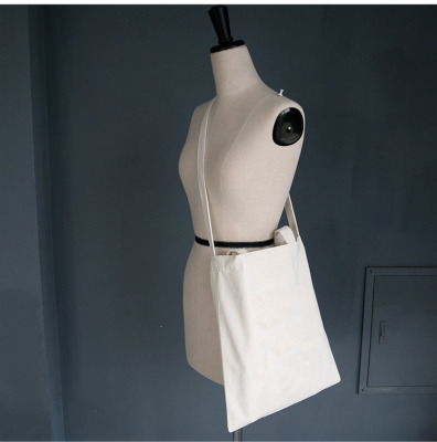 Korean 12 canvas bag lady bag with bevelled single shoulder bag shopping