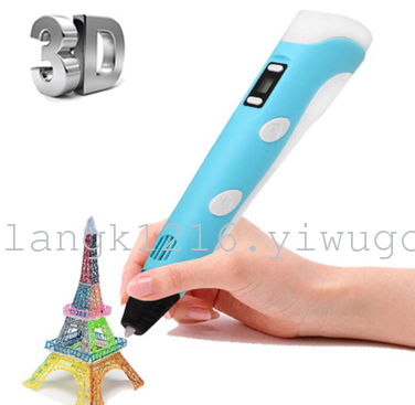 3D printing pen pen pen graffiti print stereo stereo painting pen pen manufacturers selling children's Puzzle