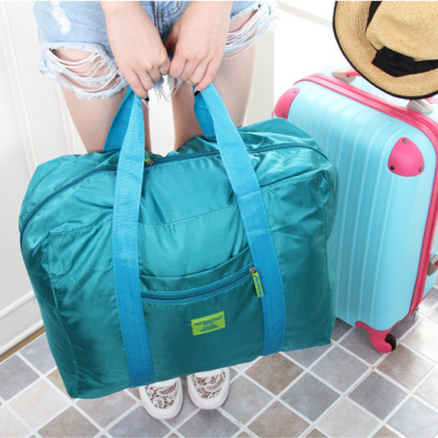 Korean travel waterproof nylon foldable bag travel bag travel bag clothes arrangement