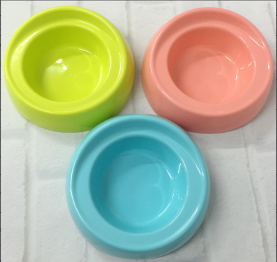 Plastic pet bowl small dog bowl dog bowl cat bowl cat bowl pet bowl pet supplies