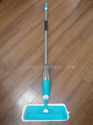 Plastic Coated Iron Rod Single Rod Detachable Independent Kettle Blue Spray Mop