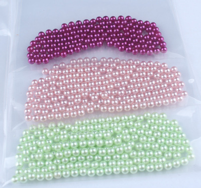 DIY handmade beaded material loose 12MM artificial pearl glass pearl imitation pearl