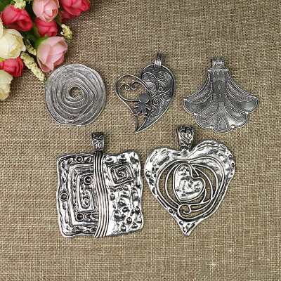 Retro jewelry pendant love zinc alloy pendant accessories