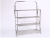 Foldable Stainless Steel Four-Tier Shoe Rack Foldable Installation-Free Multi-Function Shoe Cabinet Reinforced Storage Rack