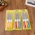 Stainless steel kitchen knife set Color handle fruit knife Multifunctional knife