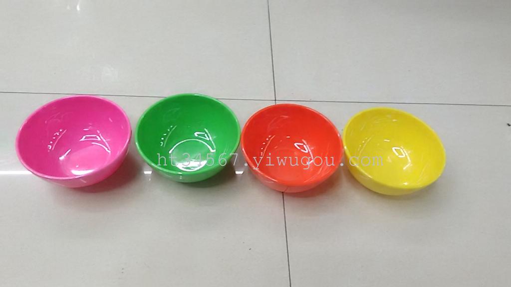 密胺碗  彩色饭碗   仿瓷碗  055  