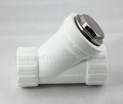 Supply PPR filter Y filter PPR pipe fittings