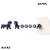 New listing dachshund fridge magnetic stick will force on animal dog