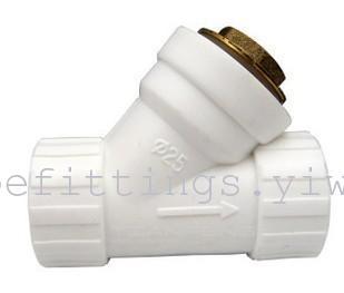 Factory outlet PPR pipe fittings filter fittings all plastic Y type filter valve