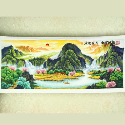 Everywhere around the source of gold embroidery decorative painting manufacturers direct sale