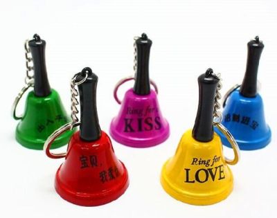 Wholesale for 40mm Painted Color Key Ring Bell, Fashionable Style, Affordable Price I