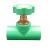 PPR pipe fittings cut-off valve hot and cold water pipe home switch total valve