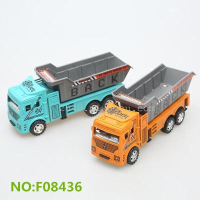 2015 new toys wholesale inertial toy car model trailer transport engineering vehicle