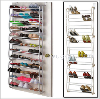 12-Layer Combination Adjustable Storage Rack Simple Shoe Cabinet Shoe Rack behind Doors Simple Ikea Student Dormitory