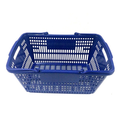 Supermarket shopping basket plastic pull rod type shopping cart supermarket special shopping