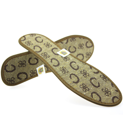 Ye Beier Factory Wholesale Sports Breathable Cotton Linen Insole Bamboo Charcoal Insole Handmade Men's and Women's Insoles