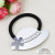 Korean new hair accessories acrylic black and white hat hair band hair rope leather ring