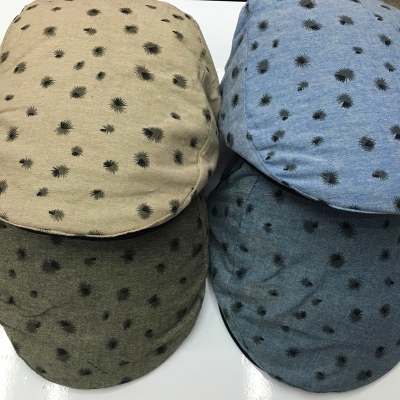Genuine Cotton Denim Peaked Cap Outdoor Sports Beret Leopard Print Sunscreen Baseball Hat