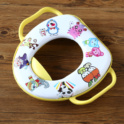 Factory direct sale with handle children toilet cover cartoon design toilet seat hammer